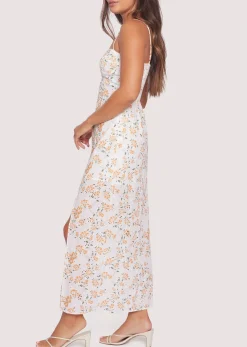 Lost + Wander Dresses*Acropolis Hills Maxi Dress WHITE-ORANGE-FLORAL