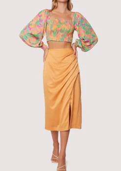 Lost + Wander Sets* Sunset Midi Skirt APRICOT