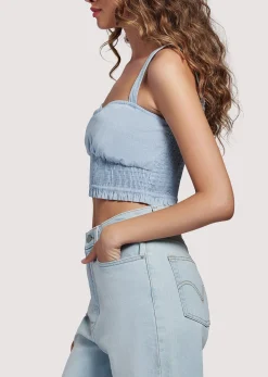 Lost + Wander Sets* Lagoon Crop Top BLUE