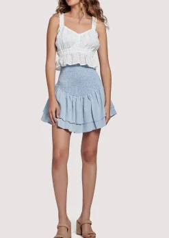 Lost + Wander Sets* Lagoon Mini Skirt BLUE