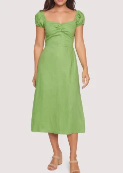 Lost + Wander Dresses*Elia Midi Dress GARDEN-GREEN