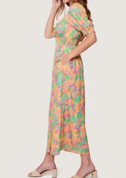 Lost + Wander Dresses*Eternal Lights Maxi Dress PEACHMULTI