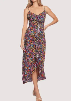 Lost + Wander Dresses*Flora Garden Maxi Dress BLACK-LAVENDER