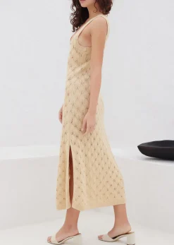 Lost + Wander Dresses*Going Steady Midi Dress ECRU